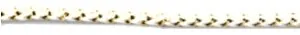 Round White/Gold Cord (C13WHGOL)