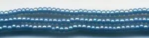 Seed Bead Capri Blue AB Size 11, 11 (SB11002)