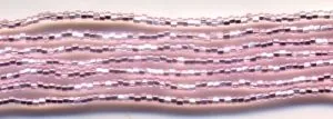 Seed Bead Light Pink Dyed S/Lined Size11, 11 (SB11017)