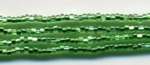 Seed Bead LT Mint Green S/Lined Size 11, 11 (SB11007)