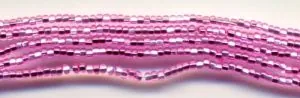 Seed Bead Pink Dyed S/Lined Size11, 11 (SB11018)