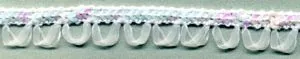 Sequins & Lace White (C138 WHITE)