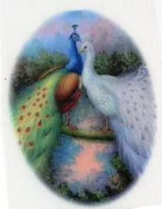 Silk Print Emu, 80mm x 60mm (SPE181)