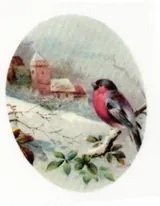 Silk Print Goose, 59mm x 45mm (SPG035)