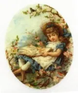 Silk Print Goose, 59mm x 45mm (SPG167)