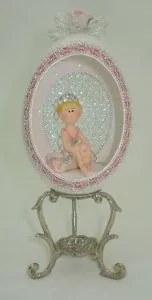 Silver Ballerina: decorated goose egg design