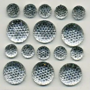 Sparklets Crystal, 10mm & 15mm (per card/packet) (RS408)