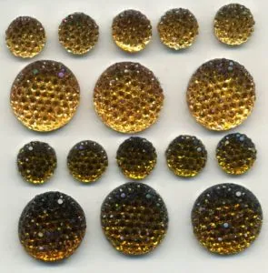 Sparklets Daffodil, 10mm & 15mm (per card/packet) (RS410)