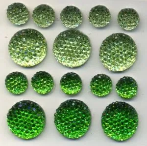 Sparklets Fern, 10mm & 15mm (per card/packet) (RS419)