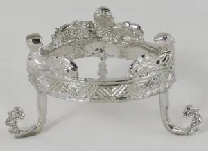 Stand 3 Leg Silver Plated, Height: 35mm (3.5cm) x Width 60mm (6cm) (SG61SV-2)