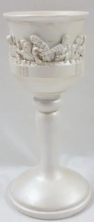 Stand Chalice Last Supper 180mm, 180mm (18cm) Height x 85mm (8.5cm) Width (SO56)