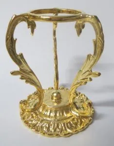 Stand Metal Gold Plated, 70mm High x 55mm Wide (SE41)