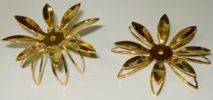 Stand Metal Gold Plated, 65mm Diameter (SG52)