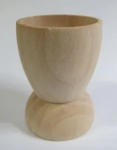 Stand Wooden Egg Cup, 55mm High, 37mmDiameter (Diameter of top circle 3.7cm) (SG54)