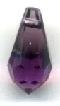 Tear Drop Crystals 10 x 6mm Amethyst, 10mm x 6mm (AC63)