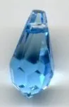 Tear Drop Crystals 10 x 6mm Aqua, 10mm x 6mm (AC63A)