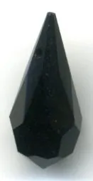 Tear Drop Crystals 18 x 9mm Jet, 18mm x 9mm (AC74)