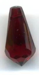 Tear Drop Crystals 18 x 9mm Siam, 18mm x 9mm (AC73A)