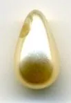 Tear Drop Pearl Cream 5mm x 10mm, 5mm x 10mm (PRL117B)
