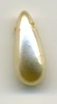 Tear Drop Pearl Cream 5mm x 13mm, 5mm x 13mm (PRL117G)