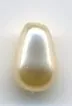 Tear Drop Pearl Off White 6mm x 4mm, 6mm x 4mm (PRL117C)