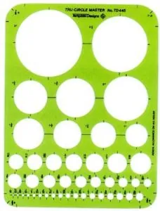 Template Small Round, 175mm x 230mm (Template) (TR445)