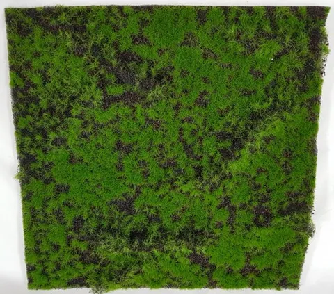 Textured Moss Grass Mat, 250mm x 250mm Square piece (25cm x 25cm Square) (MISC29)
