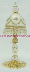 Tiffany Lamp: decorated goose egg design