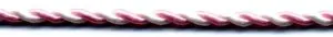 Twisted Rope Cord Pink/White (C140 PKWH)