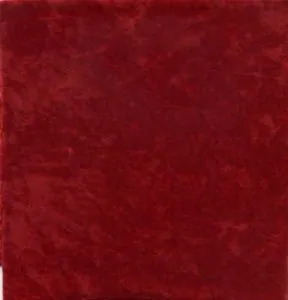 Velveteen Fabric Red, 300mm x 300mm (30cm x 30cm) square (VFRED)