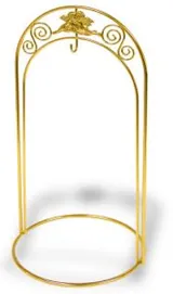 Wire Hanging Stand Gold 12", 305mm High (12" High) (WS10)