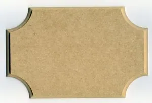 Wooden Base Large, 210mm x 140mm (WBA07)