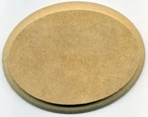Wooden Base Oval 115mm, 115mm x 85mm (Measured across bottom of base) (WBA15)