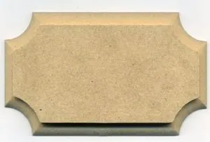 Wooden Base, 105mm x 60mm (WBA05)